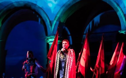 Król Krak (Janusz Radek) i jego rycerze