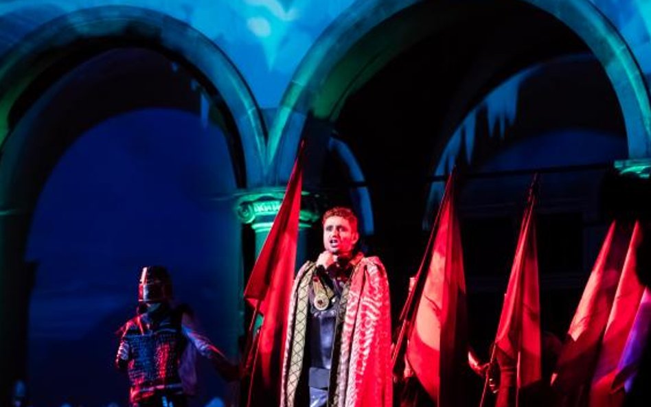 Król Krak (Janusz Radek) i jego rycerze