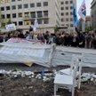 Protest na placu Wolności. Lewica wykorzystuje konflikt do odwrócenia uwagi od klęski wyborczej