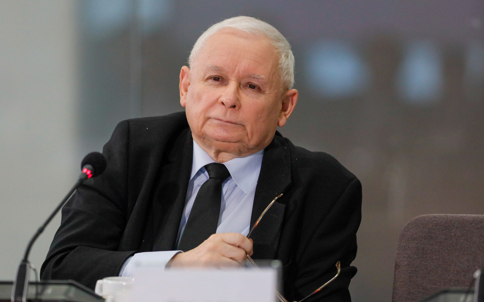 Prezes PiS Jarosław Kaczyński