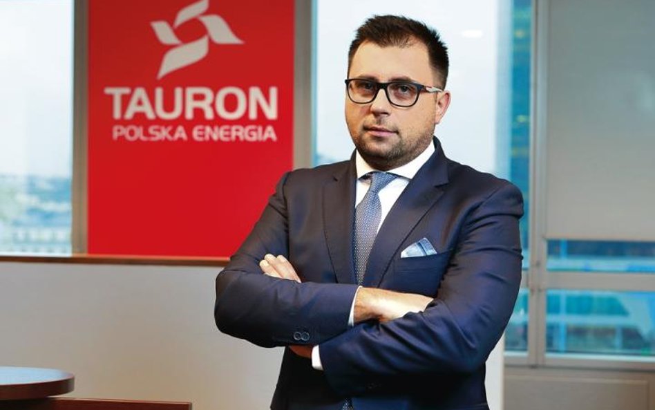 Filip Grzegorczyk, prezes Tauronu.