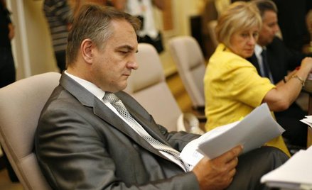 Waldemar Pawlak podczas posiedzenia Rządu