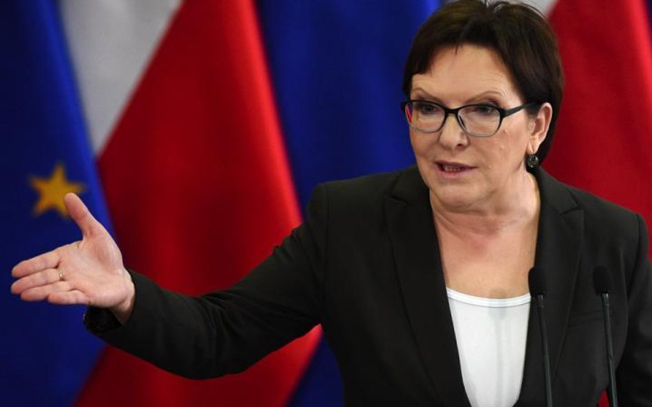 Premier Ewa Kopacz