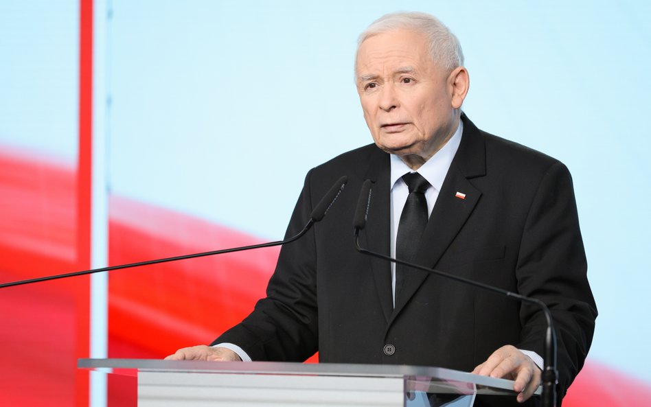 Prezes PiS Jarosław Kaczyński