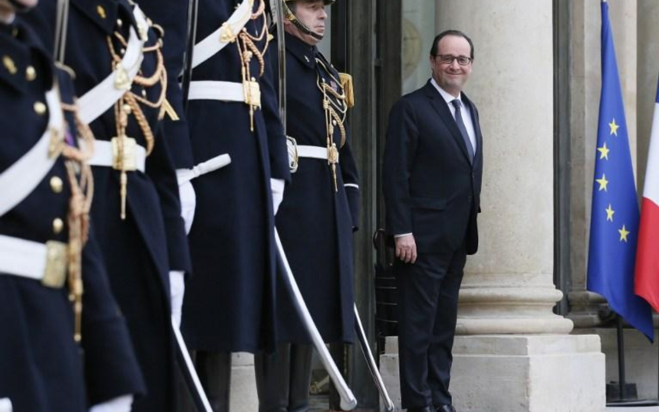 Prezydent Francji Francois Hollande