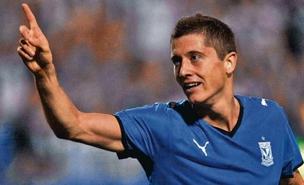 Robert Lewandowski zdobył zwycięskiego gola dla Lecha w doliczonym czasie gry.