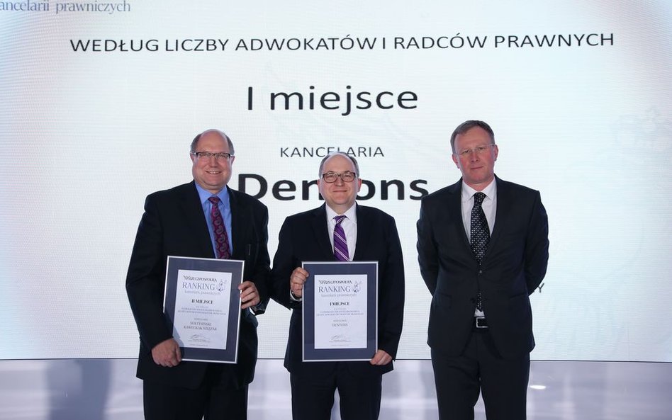 Wyróżnieni w rankingu kancelarii według liczby adwokatów i radców prawnych