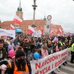 Uczestnicy Marszu Życia i Rodziny w Warszawie