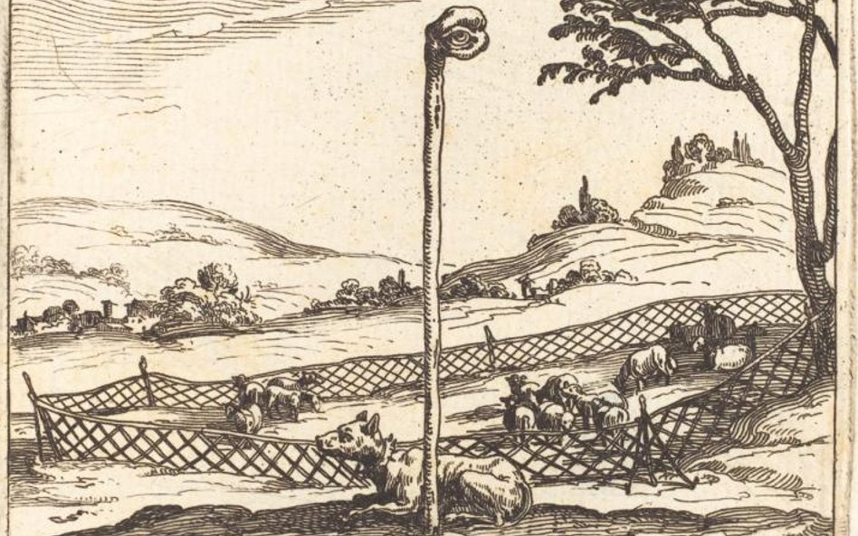 „Niebo zawsze cię obserwuje”, Jacques Callot, 1628.