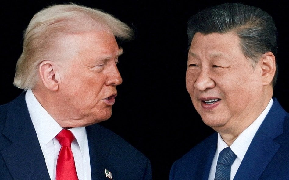 Prezydenci USA Donald Trump i Chin Xi Jinping