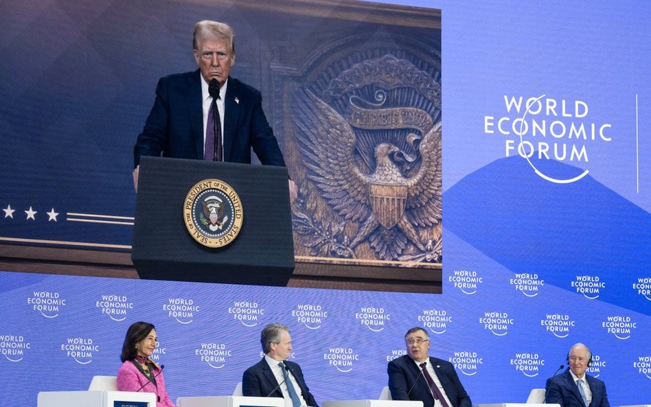 Donald Trump w Davos