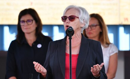 Danuta Wałęsa w Europejskim Centrum Solidarności w Gdańsku