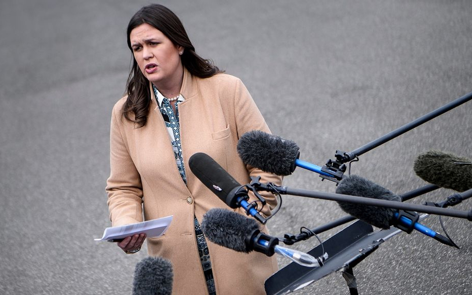 USA: Rzeczniczka prasowa Białego Domu Sarah Sanders przesłuchana ws. ingerencji Rosji w wybory