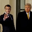 Wołodymyr Zełenski, Emmanuel Macron i Donald Trump