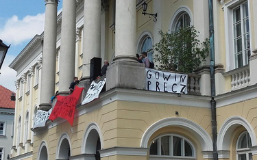 Gowin odpowiada na protest studentów. Cytuje prof. Pałysa, rektora UW