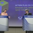 Margrethe Vestager i Thierry Breton, komisarze UE ds. cyfrowej Europy i rynku wewnętrznego na wspóln