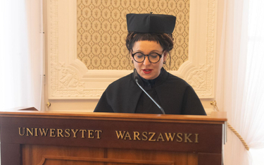 Olga Tokarczuk otrzymała doktorat honoris causa na Uniwersytecie Warszawskim
