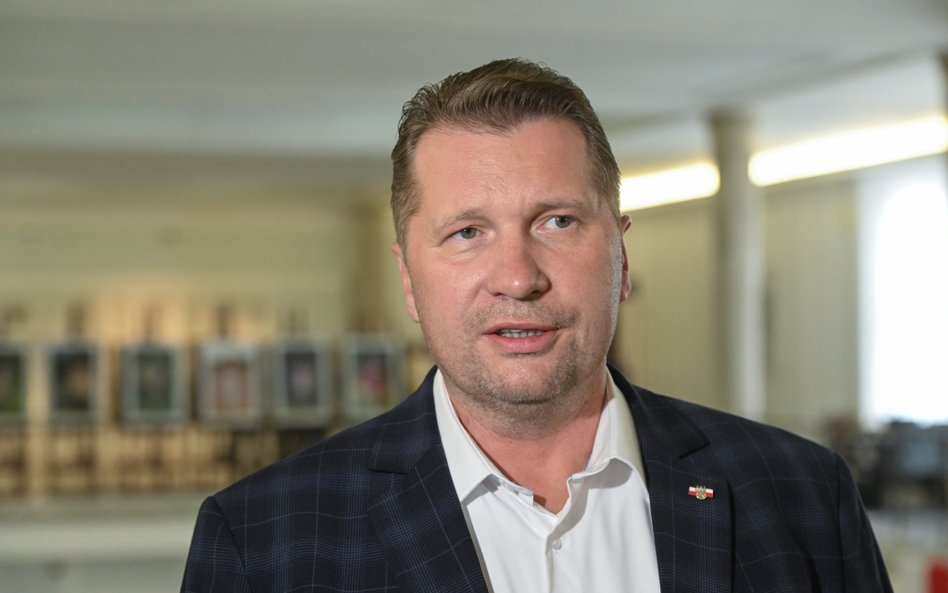 Były minister edukacji i nauki Przemysław Czarnek