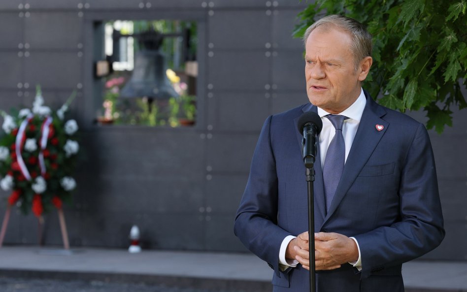 Obchody 80. rocznicy wybuchu Powstania Warszawskiego. Premier Donald Tusk wygłosił oświadczenie dla 