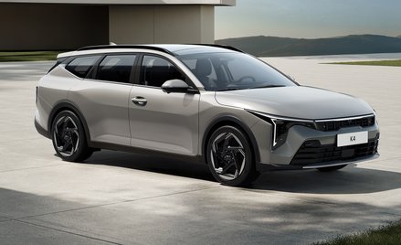Kia K4 kombi - futurystycznie stylizowane kombi z przestronnym wnętrzem.