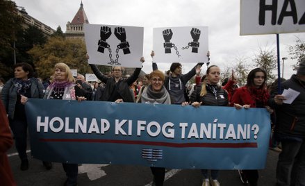 Protest w Budapeszcie