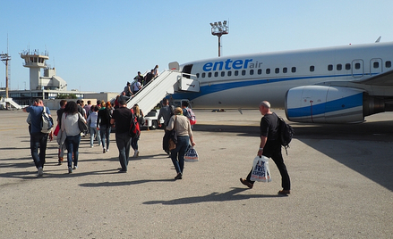 Enter Air zabierze klientów Rainbowa między innymi do Grecji. Na zdjęciu lotnisko na wyspie Kos