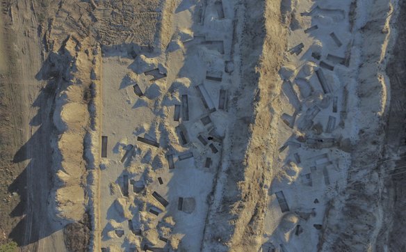 Badania archeologiczne na terenie budowy