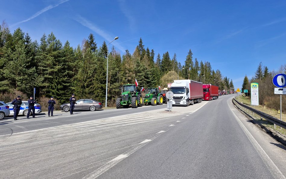 Rolnicza blokada kraju i granic 20 marca