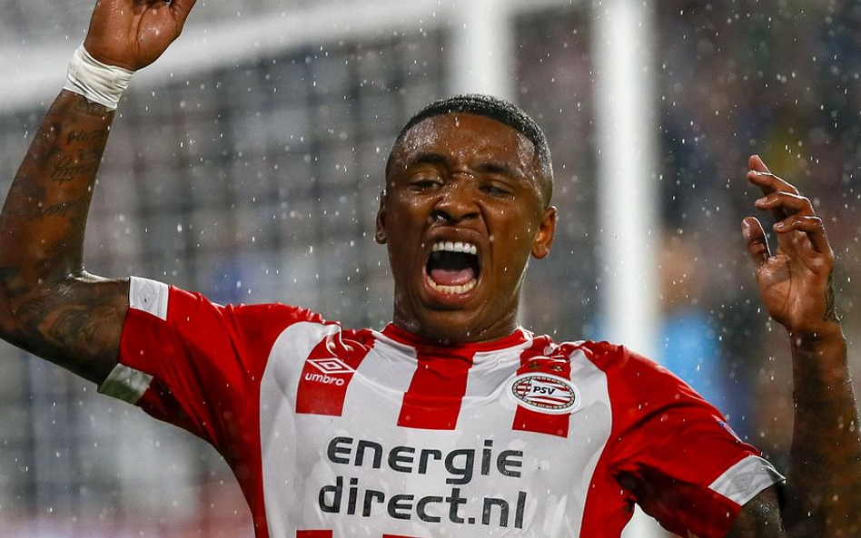 Steven Bergwijn strzelił pierwszego gola dla PSV w rewanżowym starciu z BATE Borysów