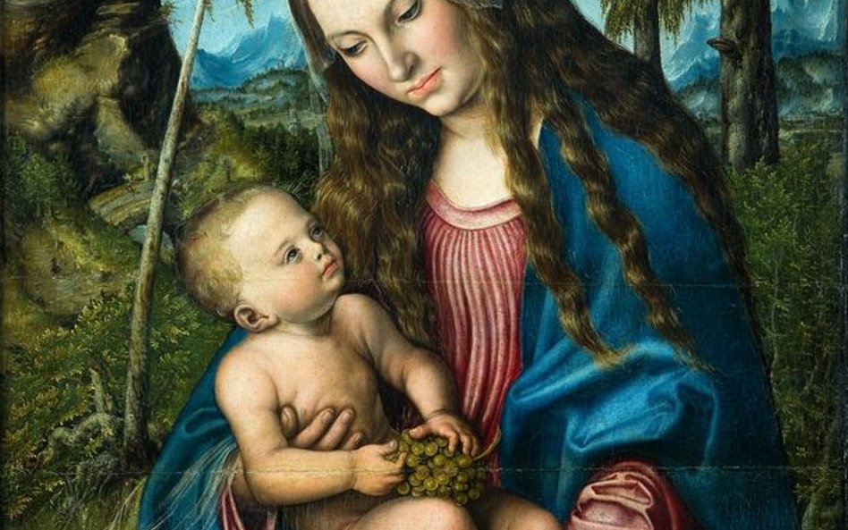 Lucas Cranach st., Madonna pod jodłami, ok. 1510