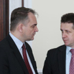 Waldemar Pawlak (z lewej) i Jan Bury