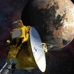 Sonda New Horizons, Pluton i jego księżyc Charon w wyobraźni artysty.