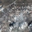 Zdjęcie satelitarne zniszczeń w Mariupolu