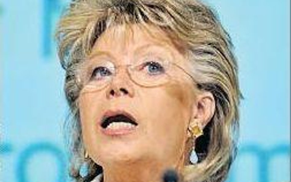 Viviane Reding, komisarz ds. społeczeństwa informacyjnego