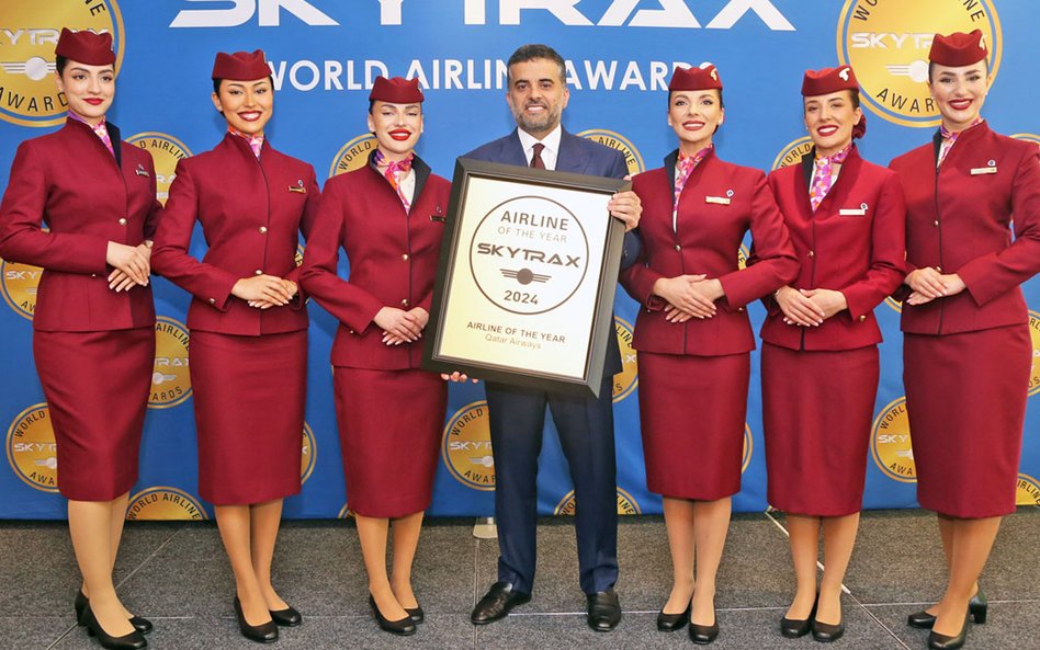 Qatar Airways odebrały nagrodę dla najlepszej linii lotniczej na świecie