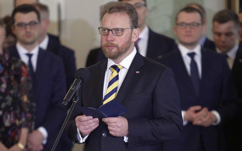 Minister zdrowia Łukasz Szumowski