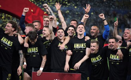 Wieczysta Kraków świętuje awans do Ekstraklasy