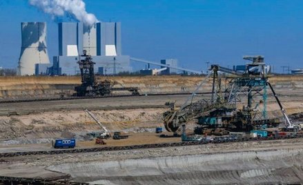 Kopalnia węgla brunatnego Mibrag Schleenhain pod Lipskiem, jedna z niemieckich kopalni odkrywkowych 