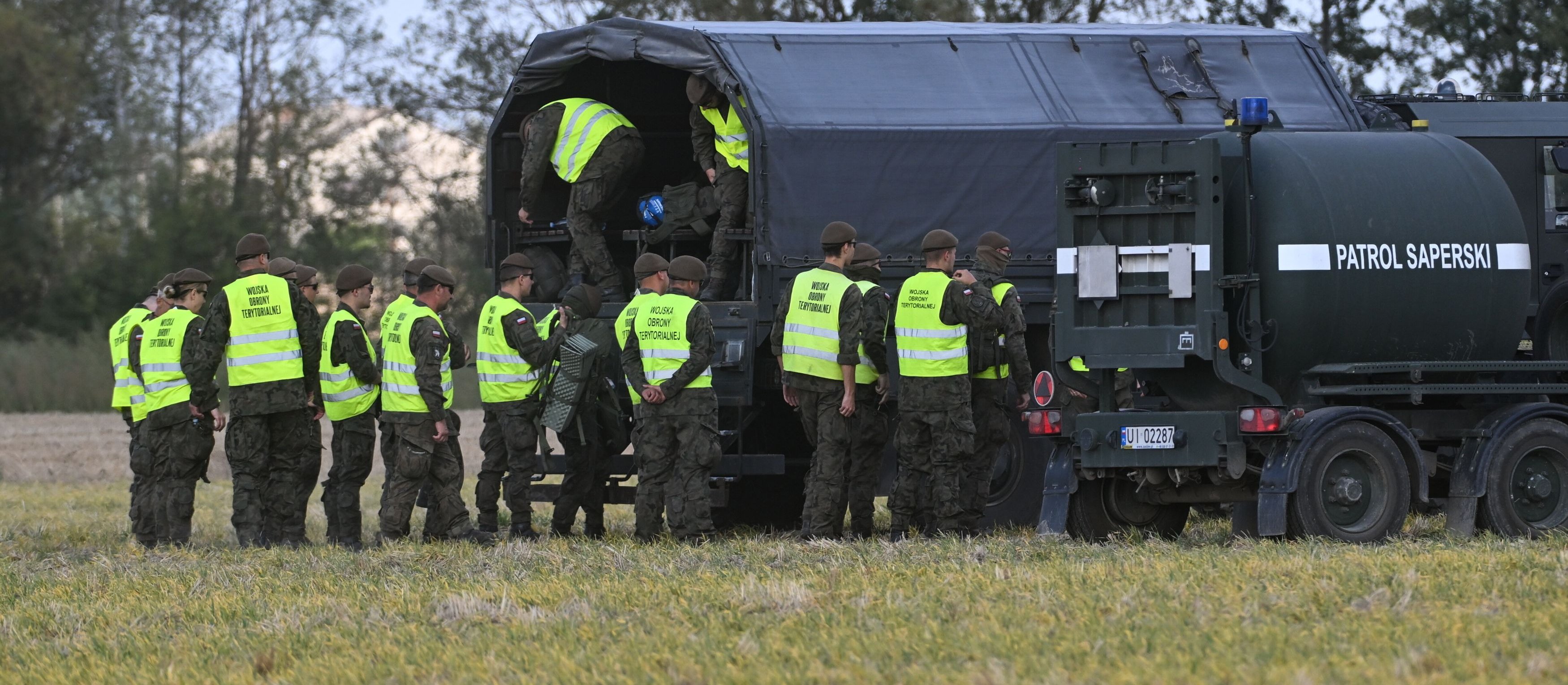 Akcja wojska na Lubelszczyźnie. Żołnierze prowadzą poszukiwania