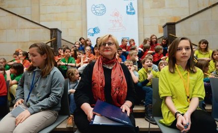 W warszawskim Muzeum Narodowym dzieci są najliczniejszą publicznością. Na zdjęciu: dziecięcy kurator