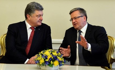 Czy podczas wizyty Petra Poroszenki w Warszawie Bronisław Komorowski zapewnił go o wsparciu Polski d