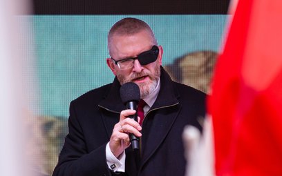 Lider Konfederacji Korony Polskiej, poseł do Parlamentu Europejskiego Grzegorz Braun