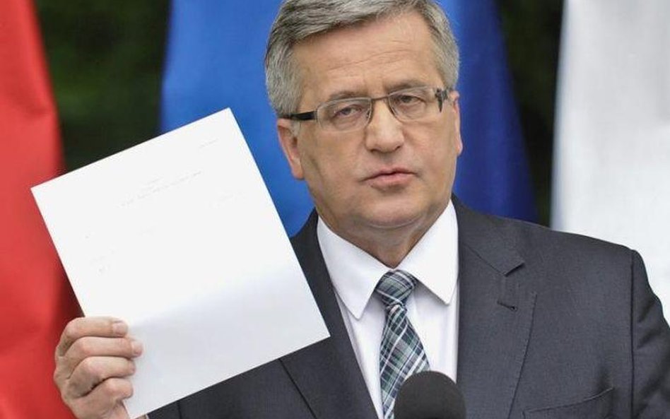 Bronisław Komorowski zapowiada ogólnokrajowe referendum