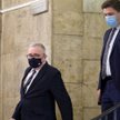 Podsekretarz stanu w Ministerstwie Aktywów Państwowych Piotr Pyzik (L) oraz prezes zarządu Polskiej 