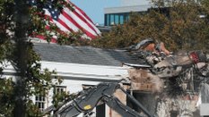 Rozbiórka Wschodniego Skrzydła, październik 2025