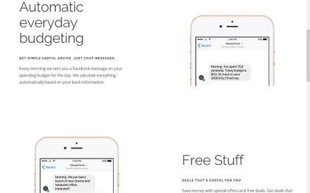 chatbot dla FB Messengera, personalny doradca finansowy dla studentów