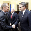Marek Biernacki i Donald Tusk