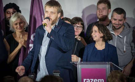 Adrian Zandberg i Marcelina Zawisza