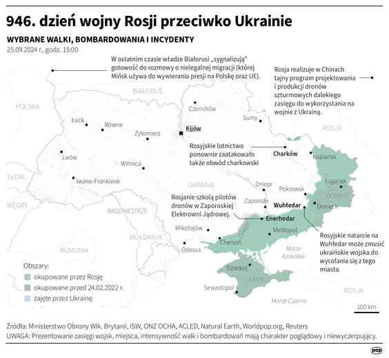Tak wyglądała sytuacja na froncie 25 września