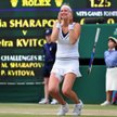 Czeszka Petra Kvitova cieszy się ze zwycięstwa nad Marią Szarapową w finale Wimbledonu